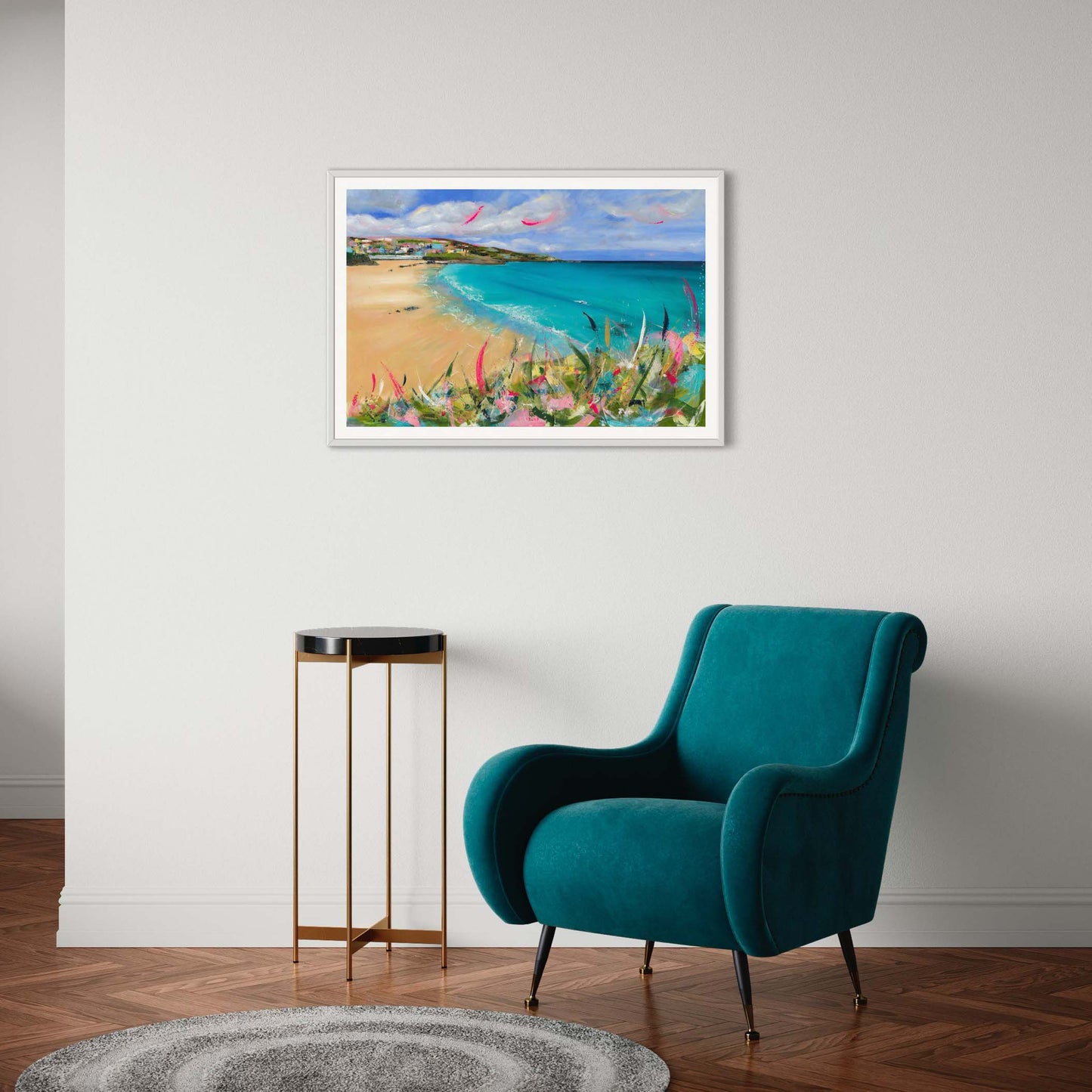 Leana Robinson Art - A Place in my heart - fine art print of Porthmeor beach in St Ives, Cornwall