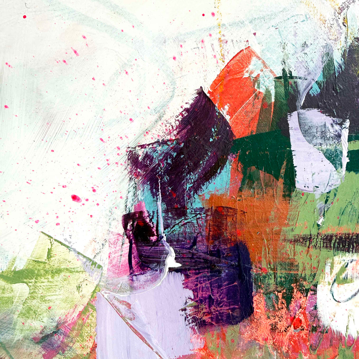 The Tide Turns Bright - Abstract Painting
