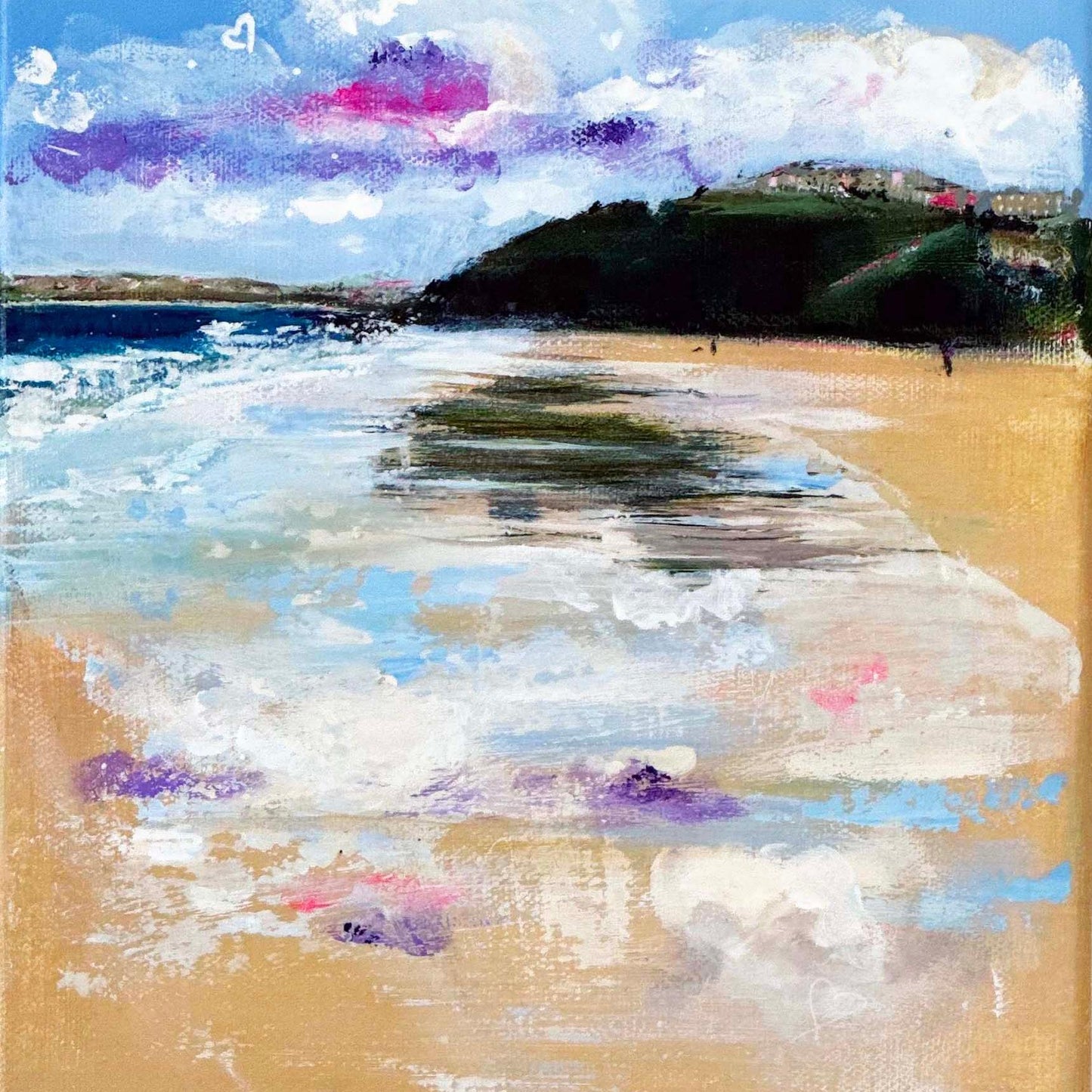 Calming Walks at Carbis Bay - Original Art