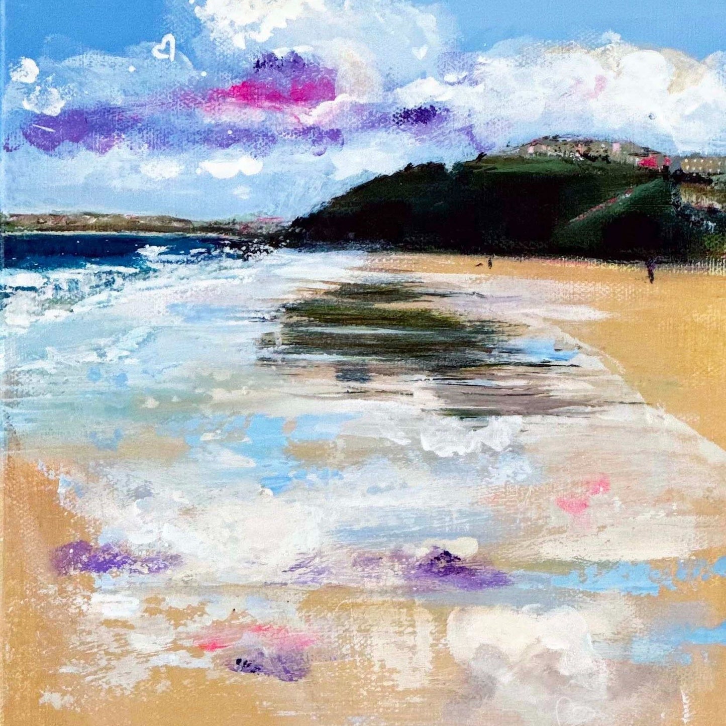 Calming Walks at Carbis Bay - Original Art