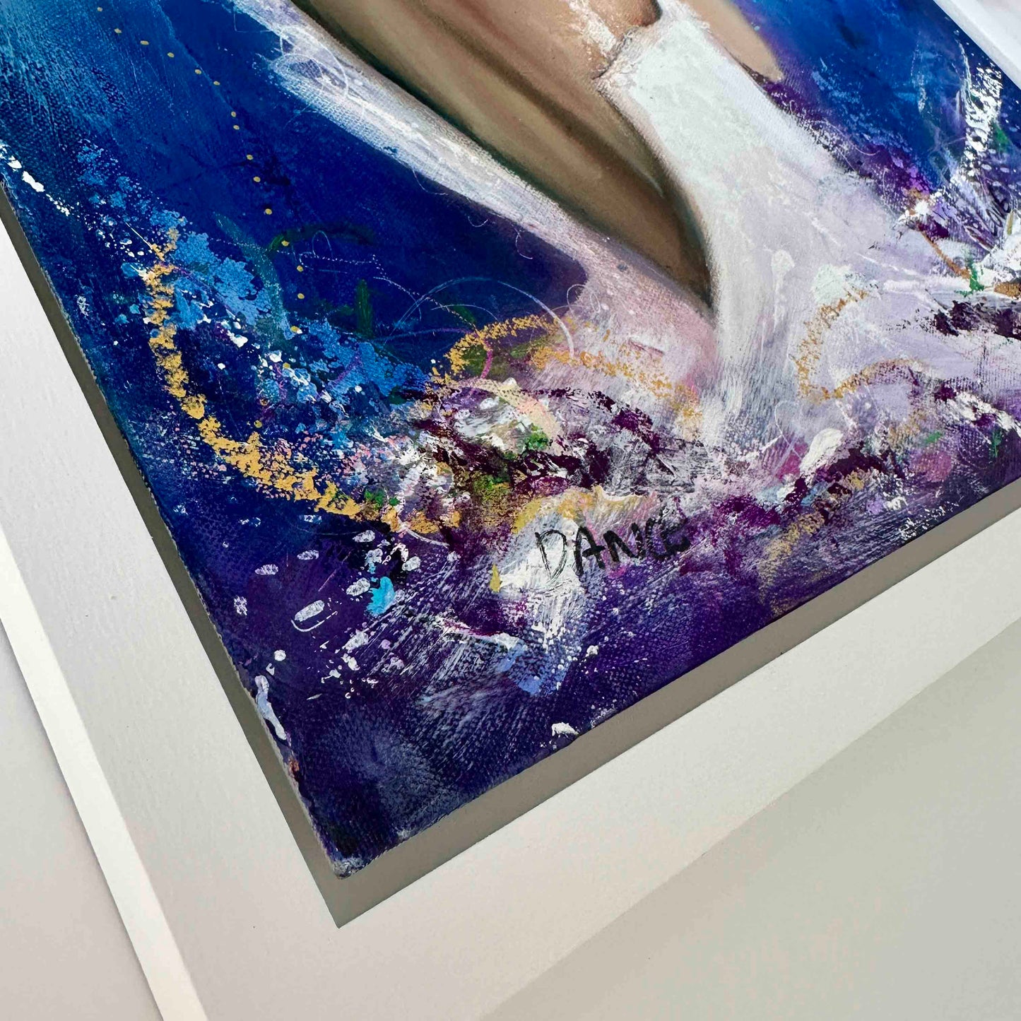 Reach for the stars - Original Ballerina Painting - Leana Robinson Art