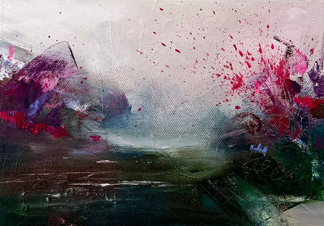 Echoes Of Light - Small Original Abstract Painting