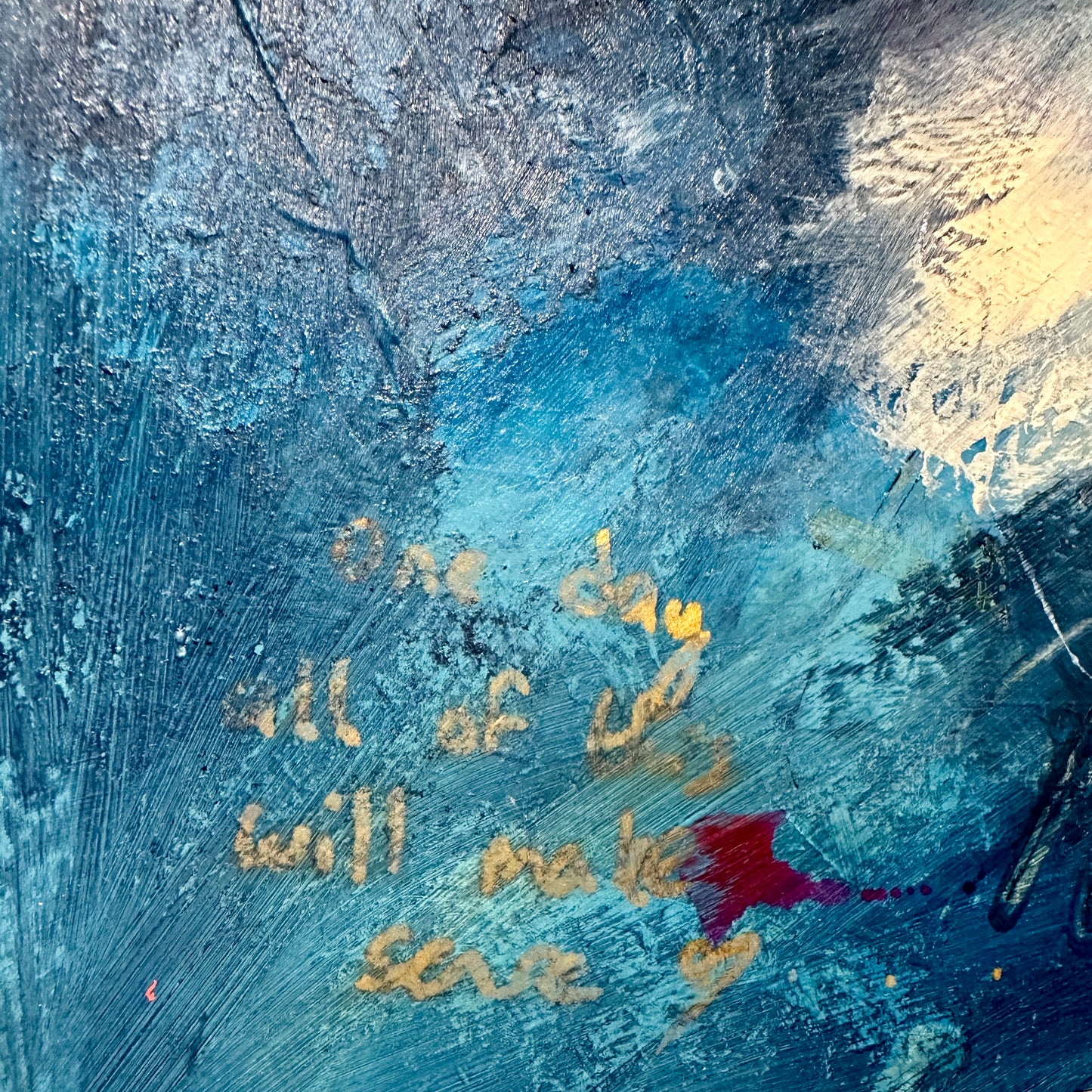 Clarity - Blue abstract original painting