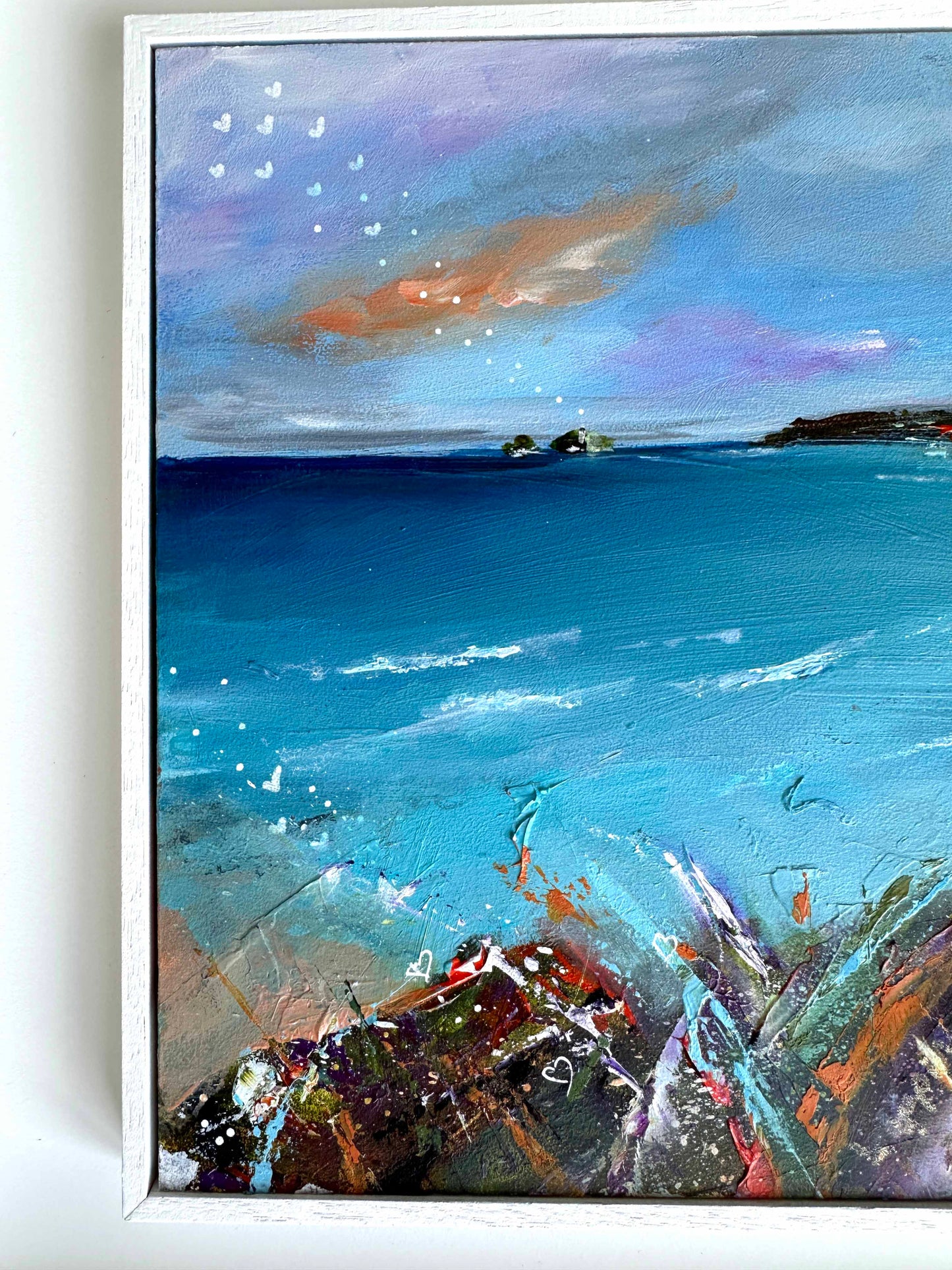 "Happiness Lies Within" Original Seascape Painting