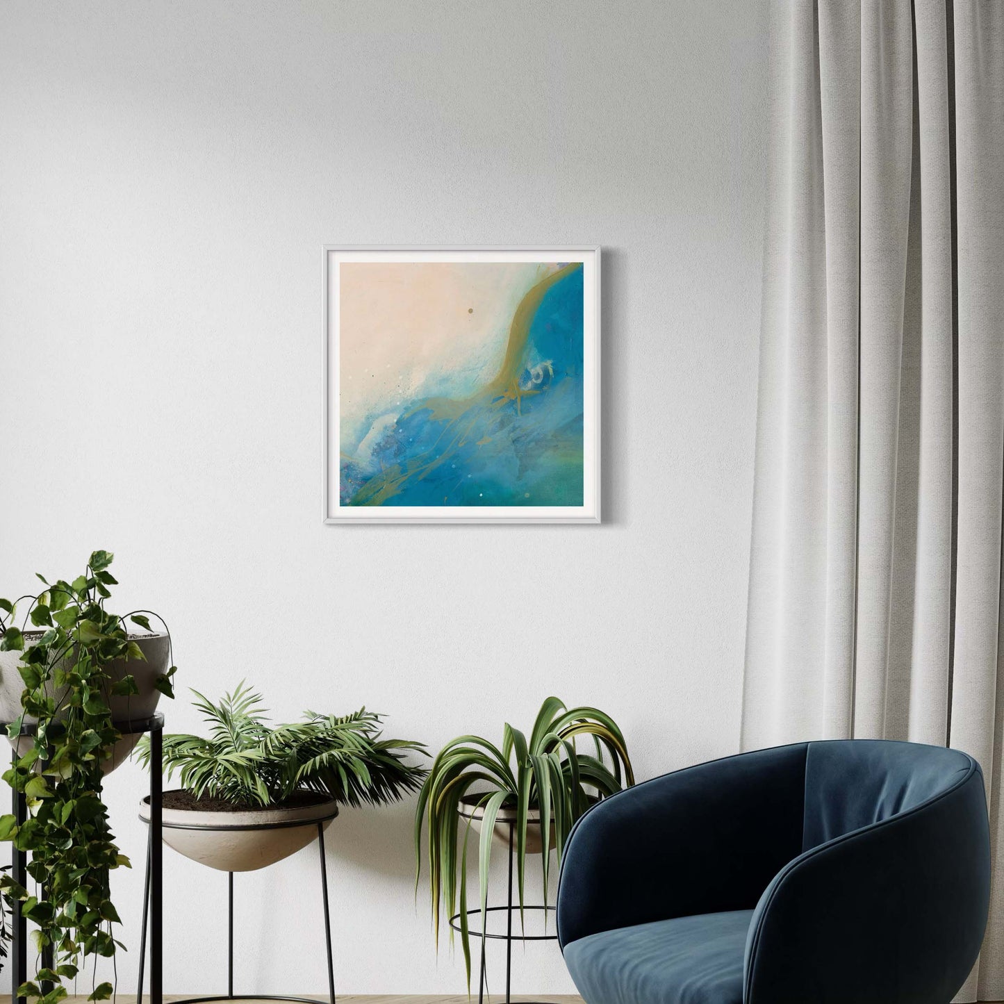 Larimar - Fine art abstract print - Open Edition