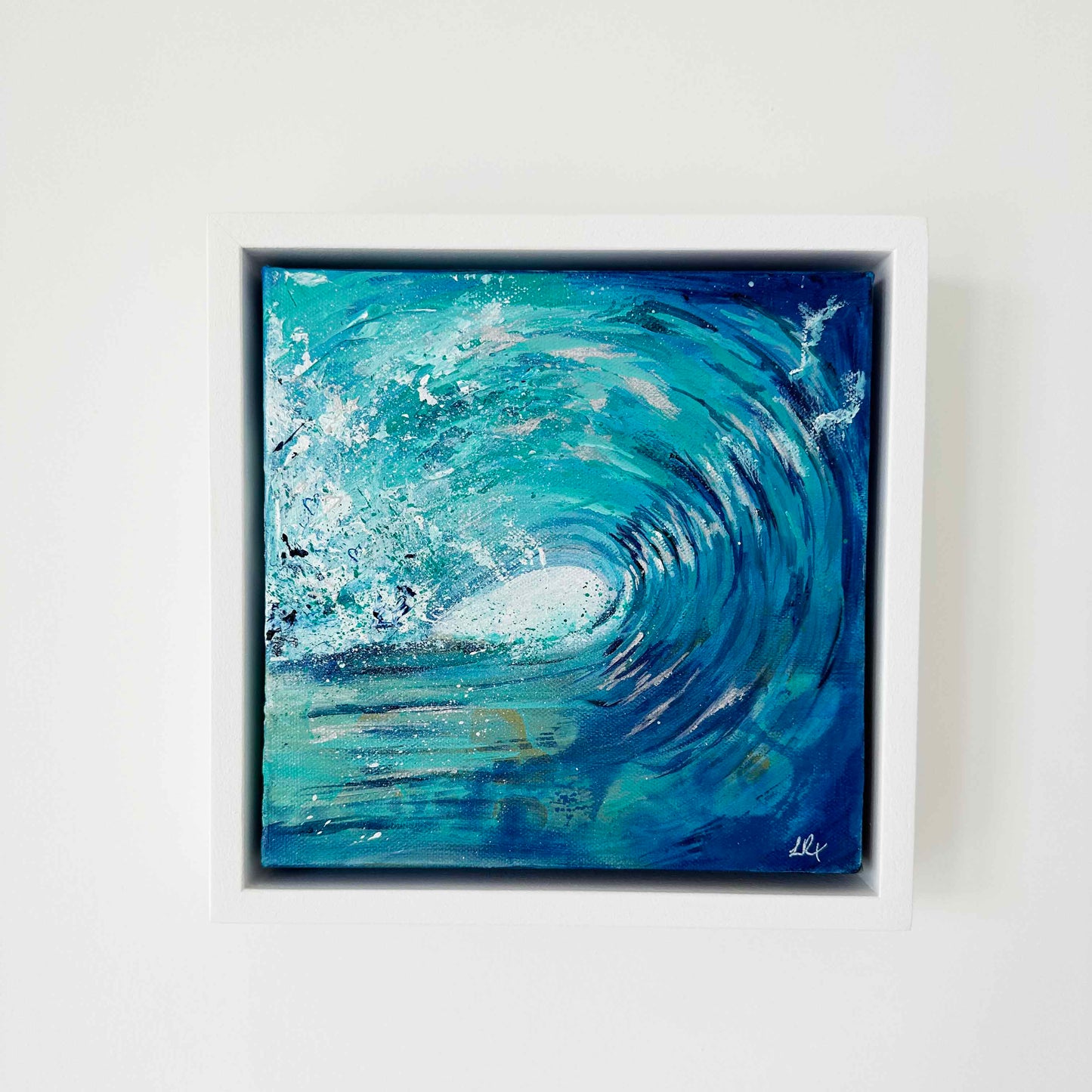Original Barrel Wave art framed