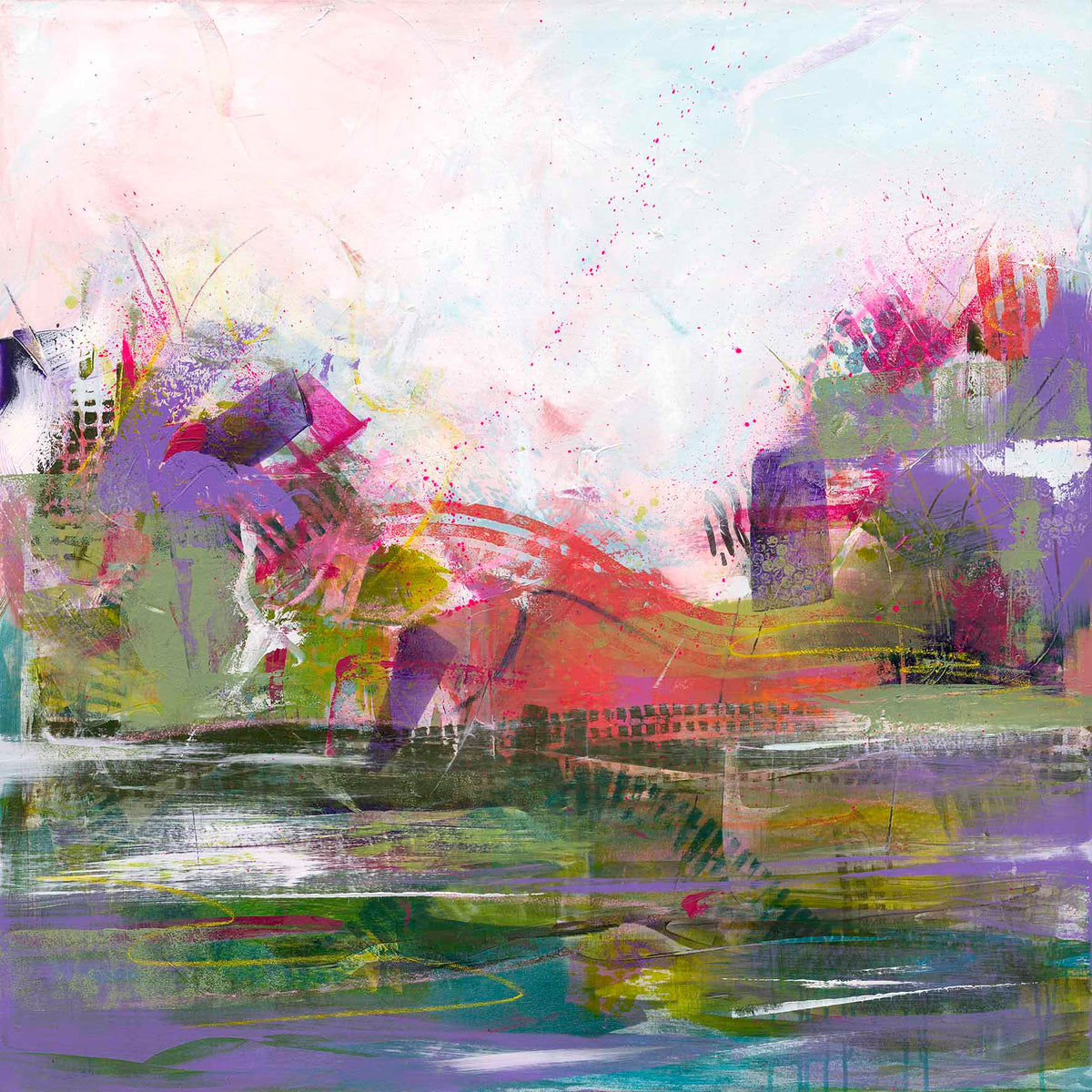 Rhythm of the Tide - Abstract Painting