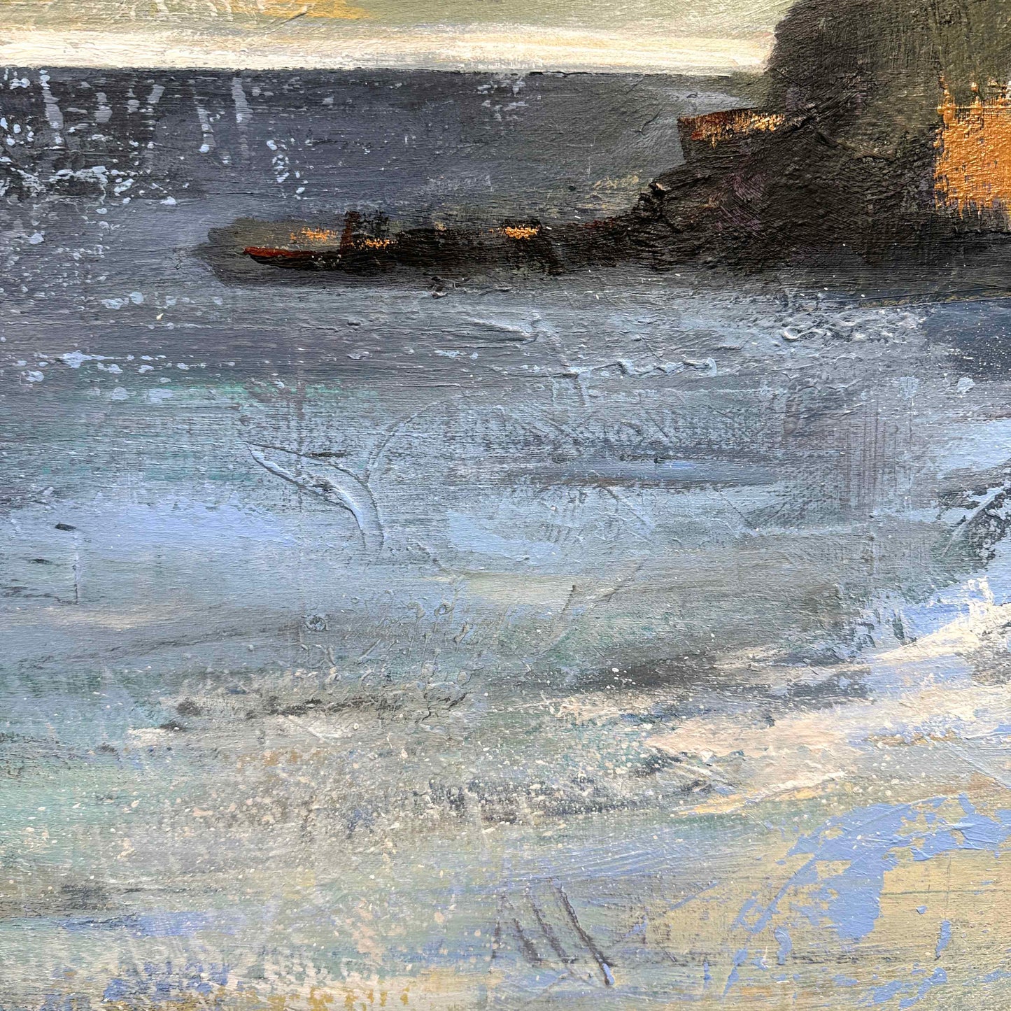 Semi - Abstract Original Art - Summer Breeze - Carbis Bay Beach Cornwall