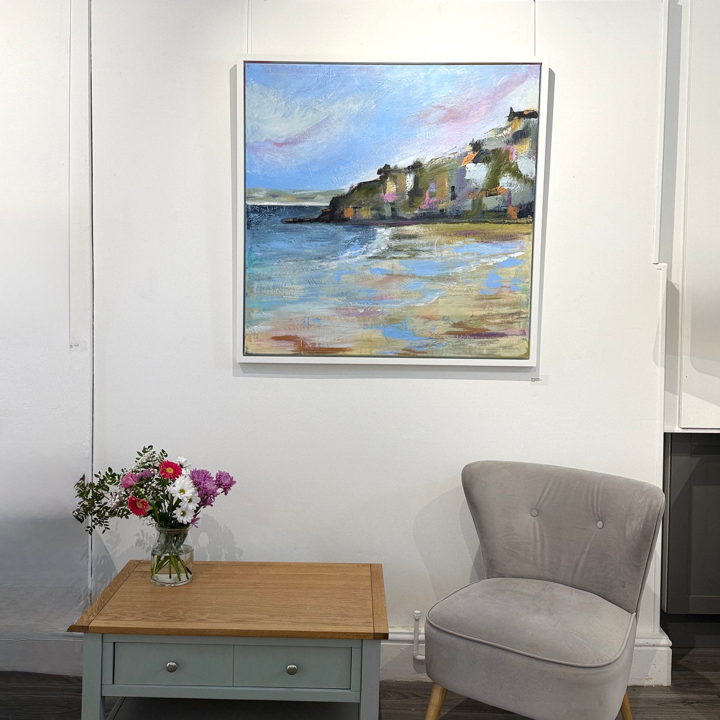 Semi - Abstract Original Art - Summer Breeze - Carbis Bay Beach Cornwall