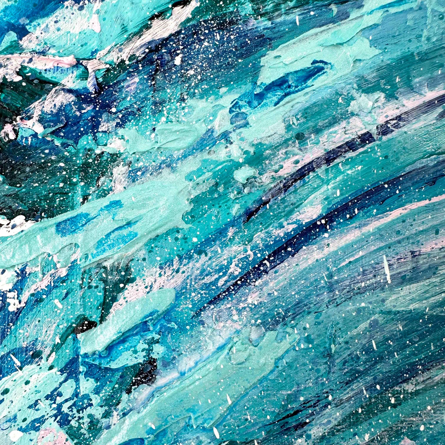 Original Barrel Wave art close up