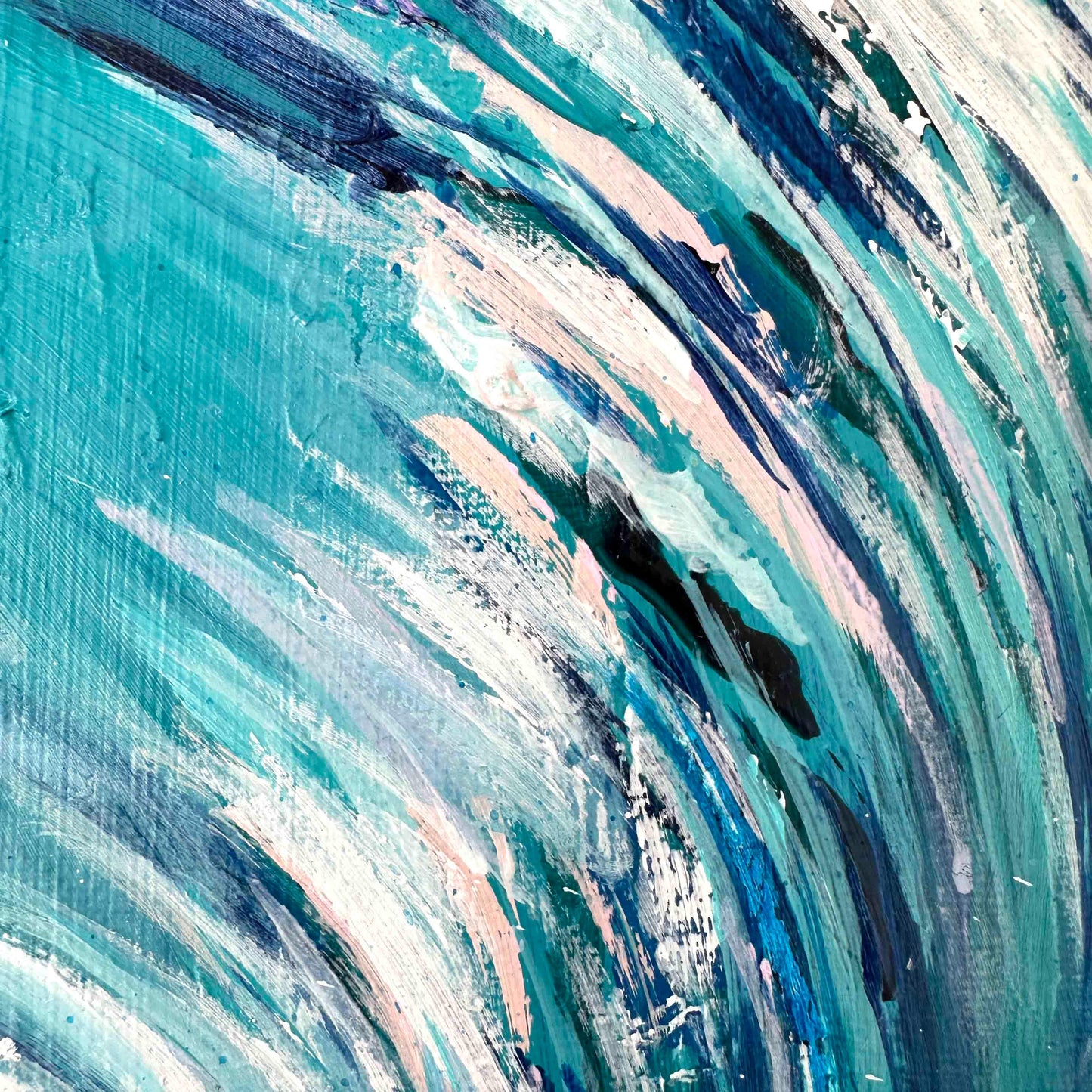 Original Barrel Wave art close up