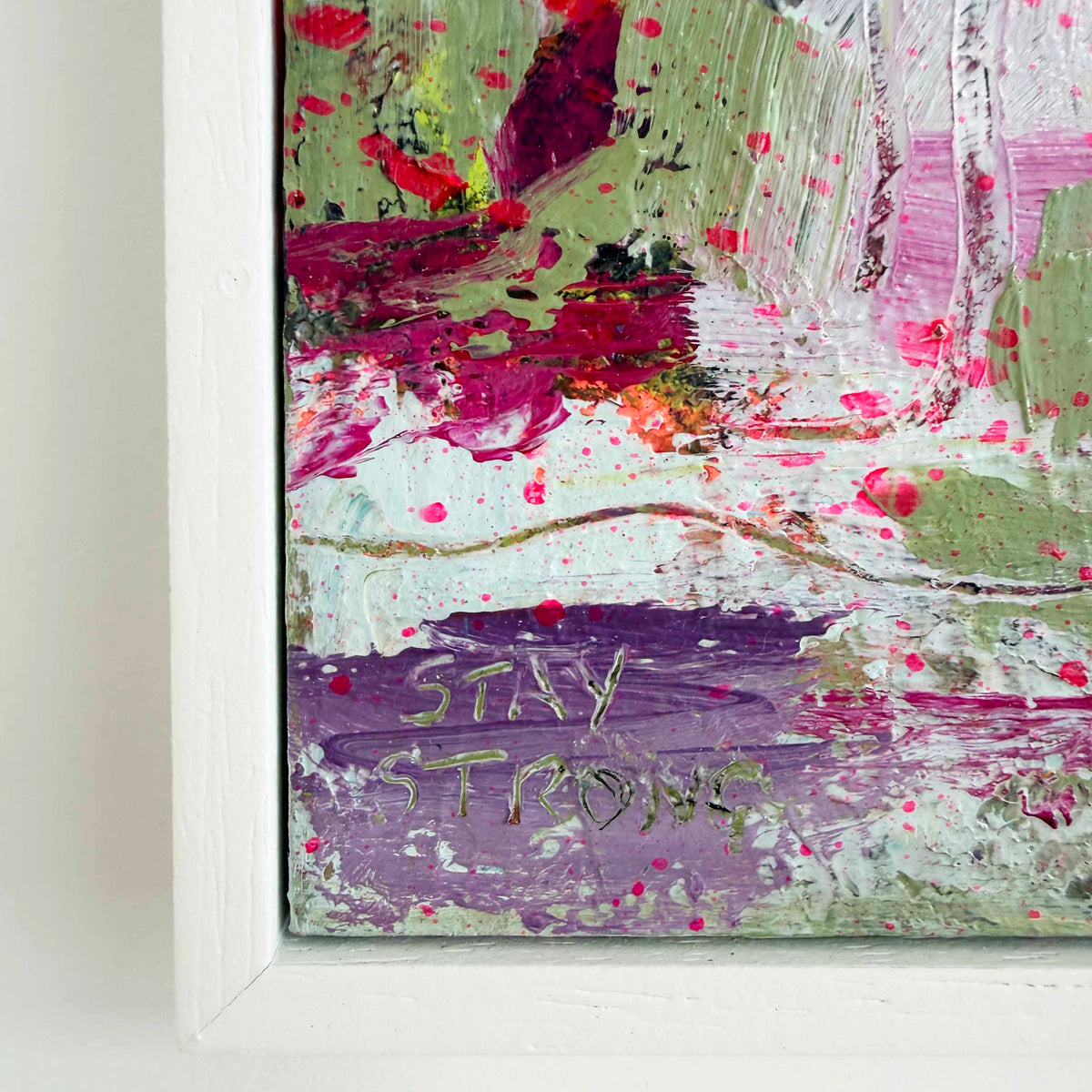 Where Colour Gathers - Abstract Painting