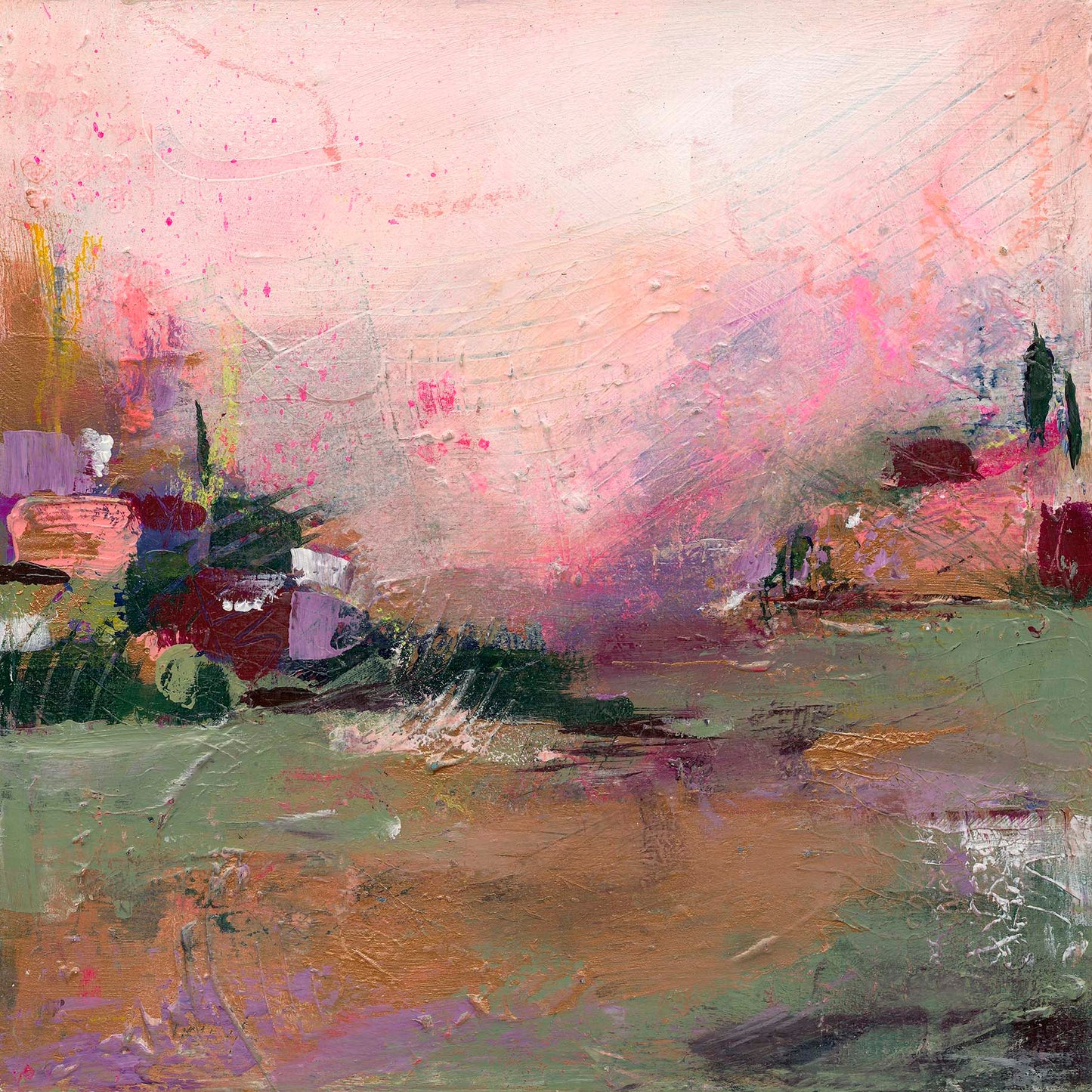 Whispers of Joy - Original Abstract Painting