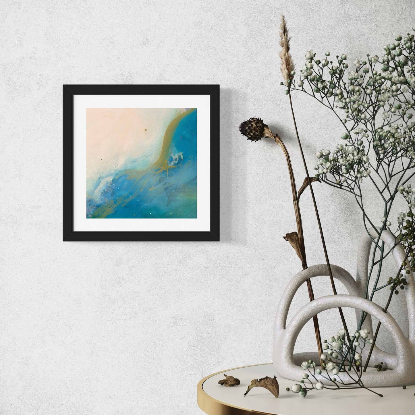 Larimar - Fine art abstract print - Open Edition