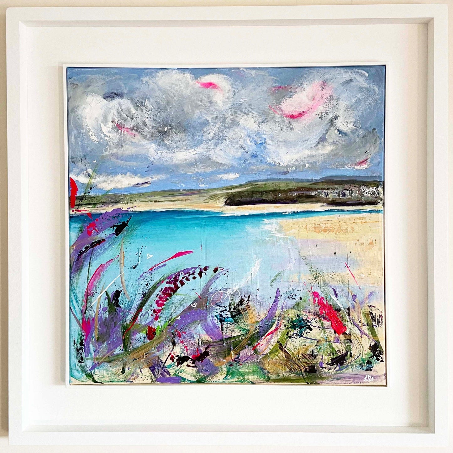 Beauty is all around us Original Art Framed