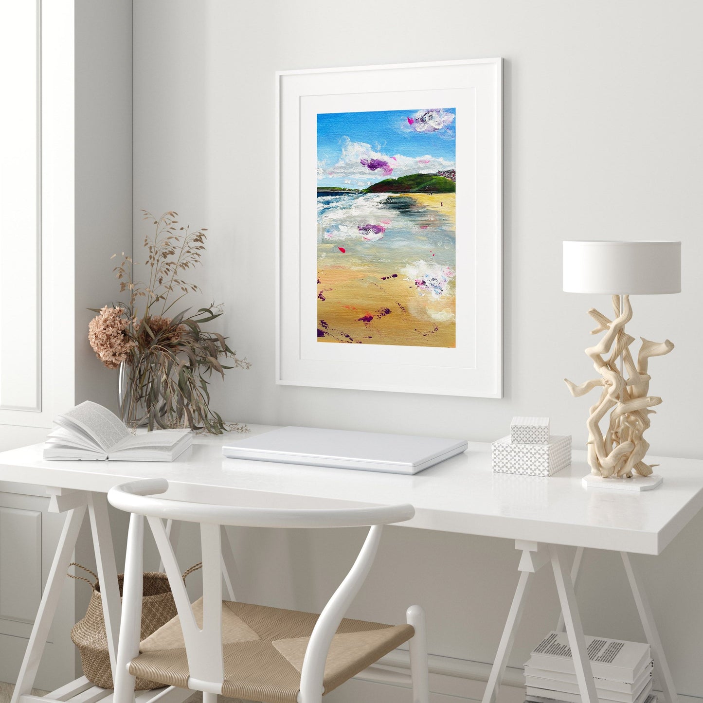 Hebask Art Print of Carbis Bay Beach