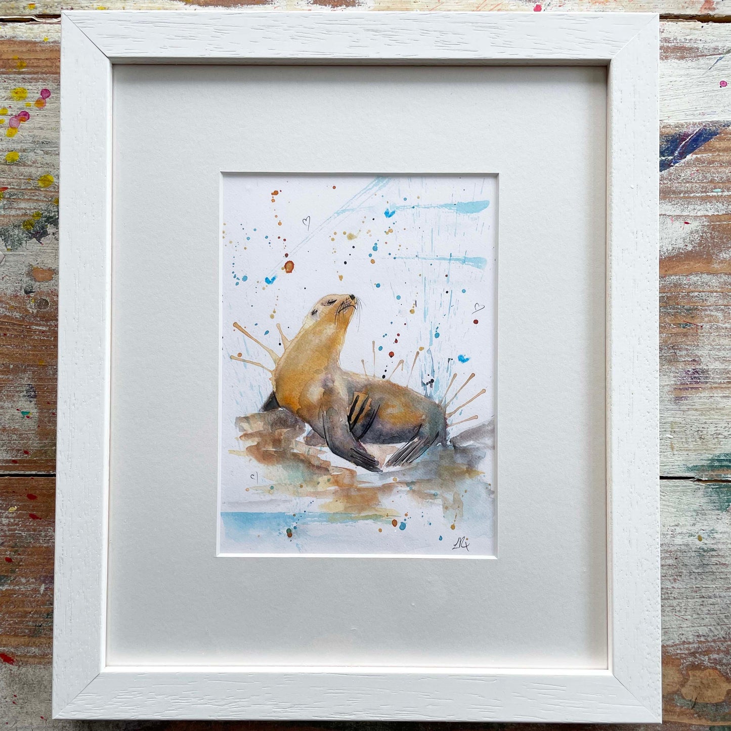 Mini Original Seal Painting