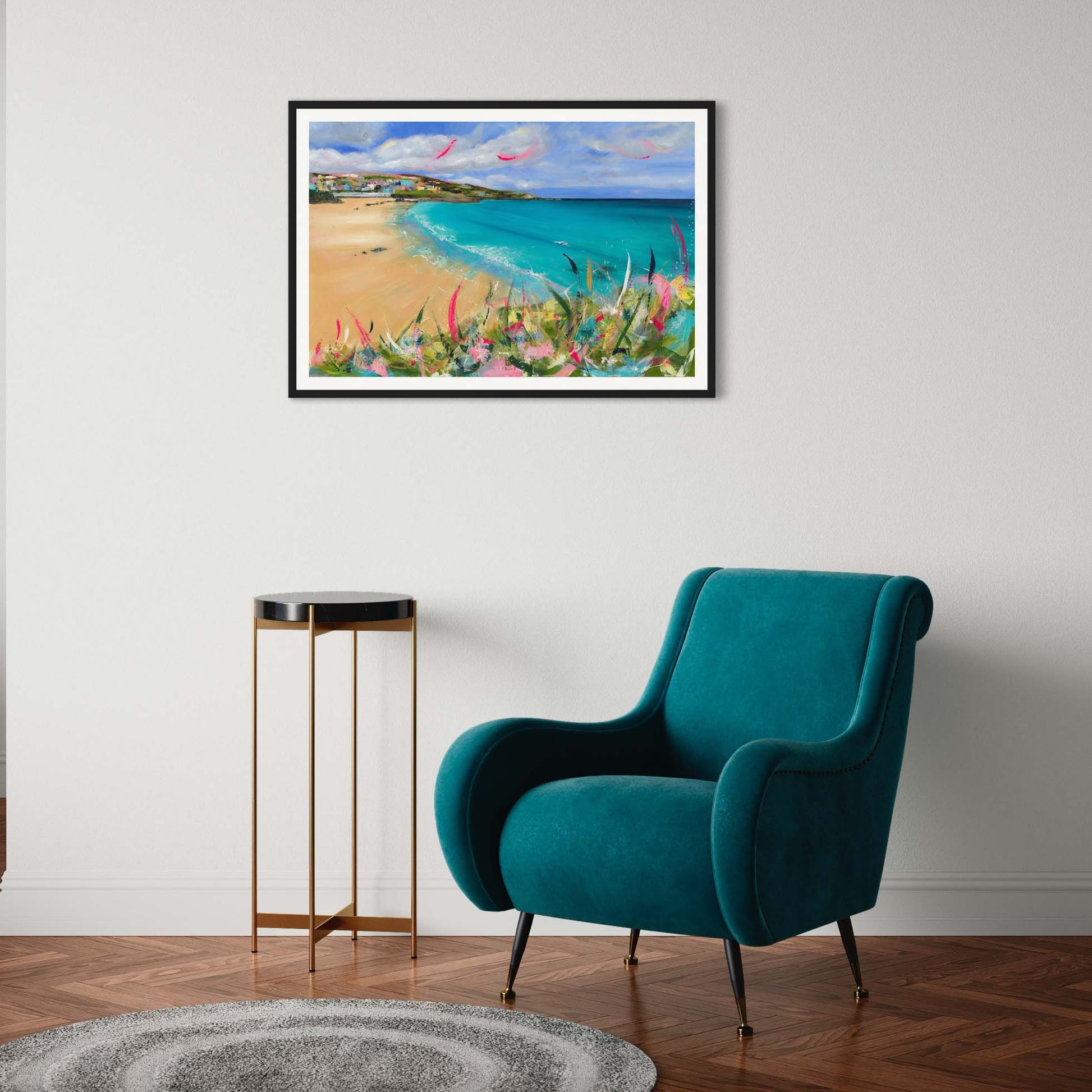 Leana Robinson Art - A Place in my heart - fine art print of Porthmeor beach in St Ives, Cornwall