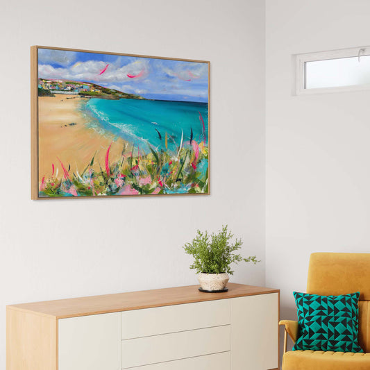Leana Robinson Art - A Place in my heart - fine art print of Porthmeor beach in St Ives, Cornwall