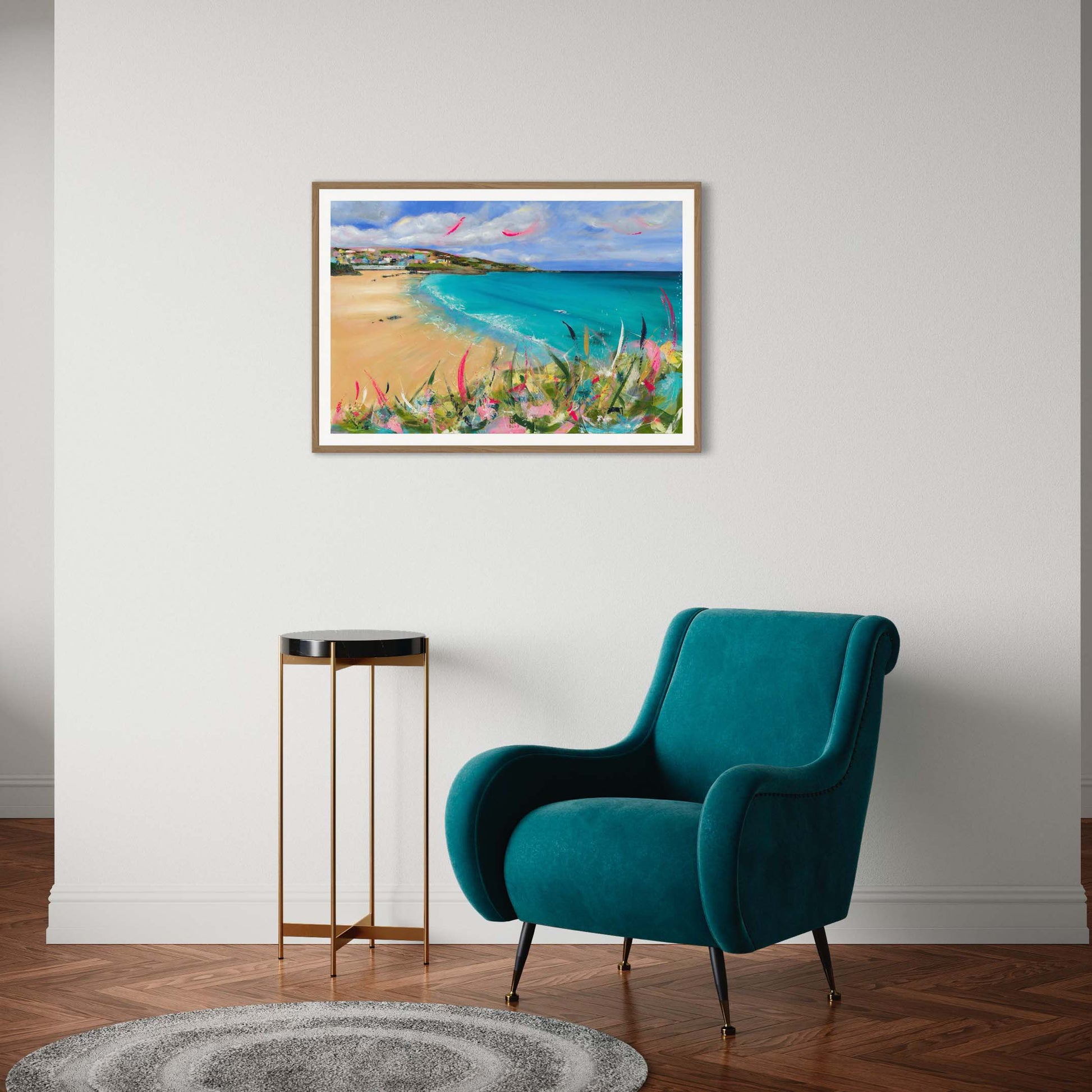 Leana Robinson Art - A Place in my heart - fine art print of Porthmeor beach in St Ives, Cornwall