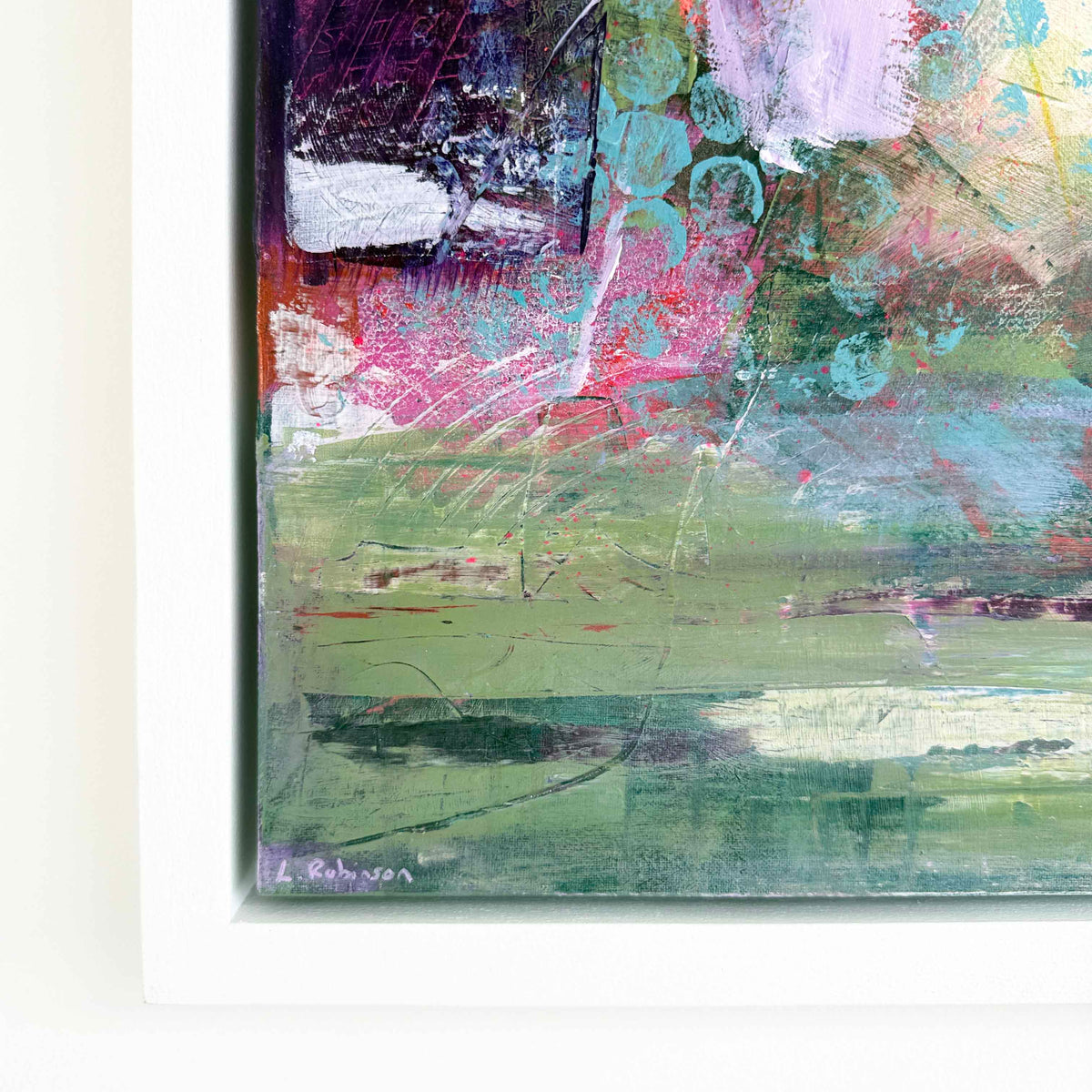 The Tide Turns Bright - Abstract Painting