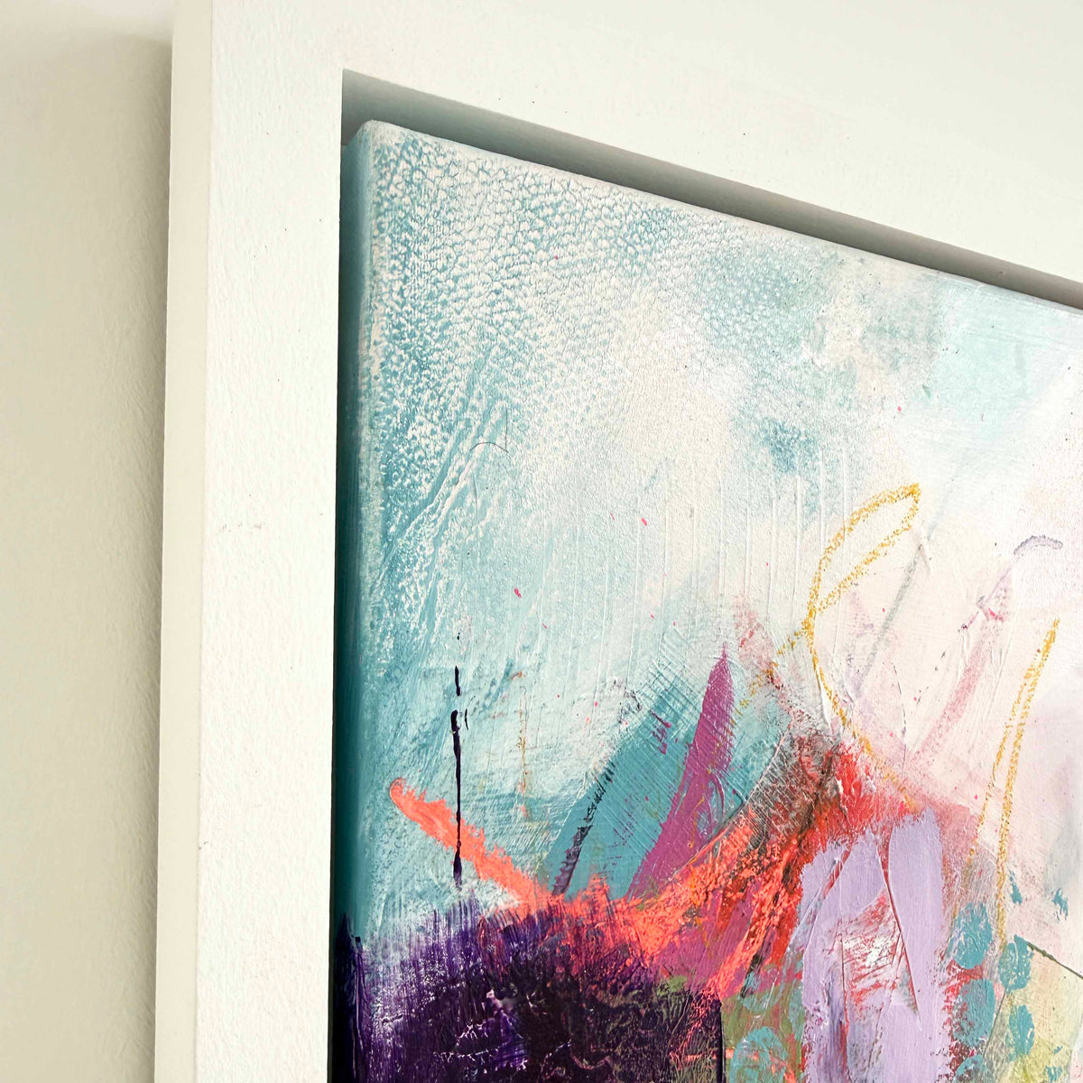 The Tide Turns Bright - Abstract Painting