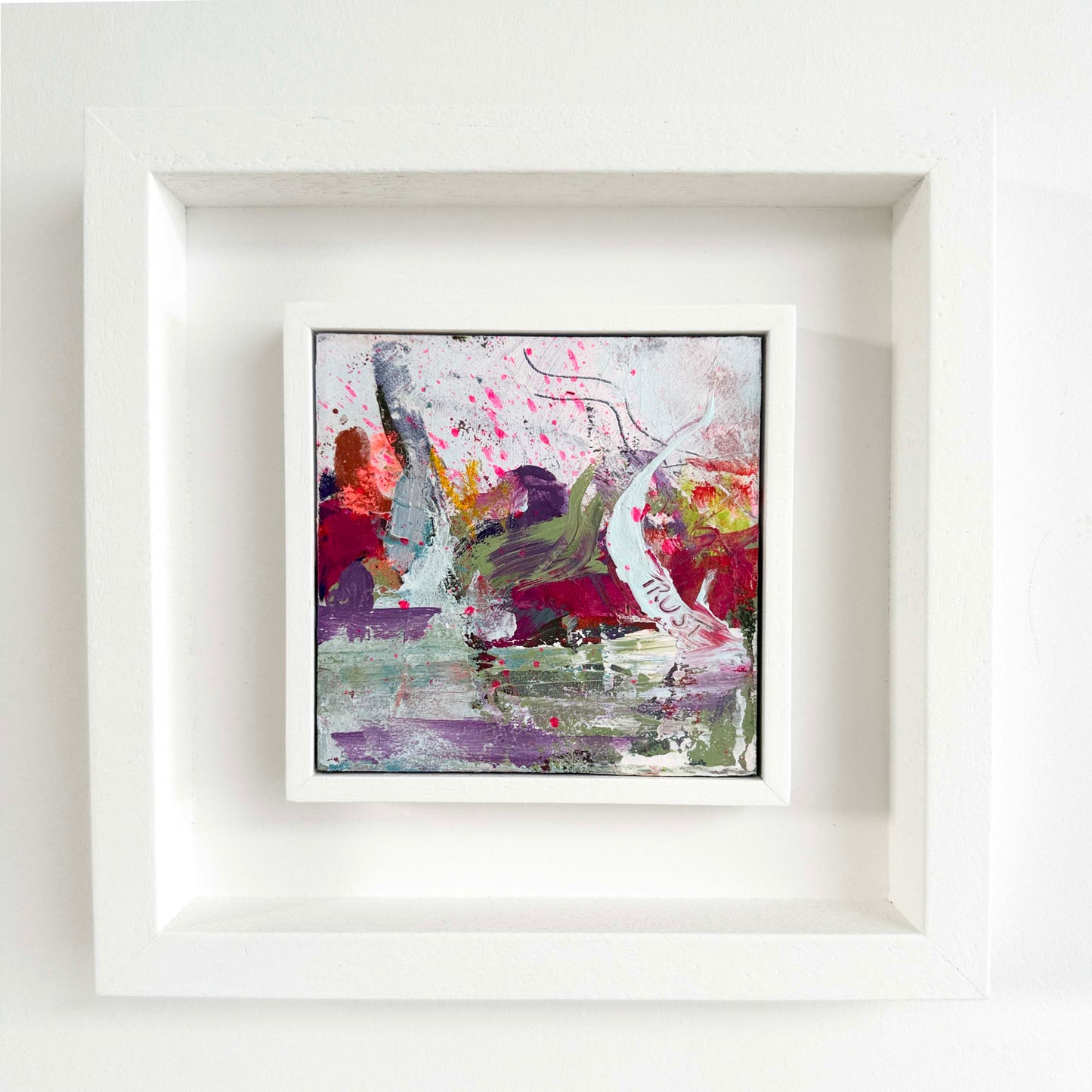 A Little Harbour In Colour - Abstract Painting