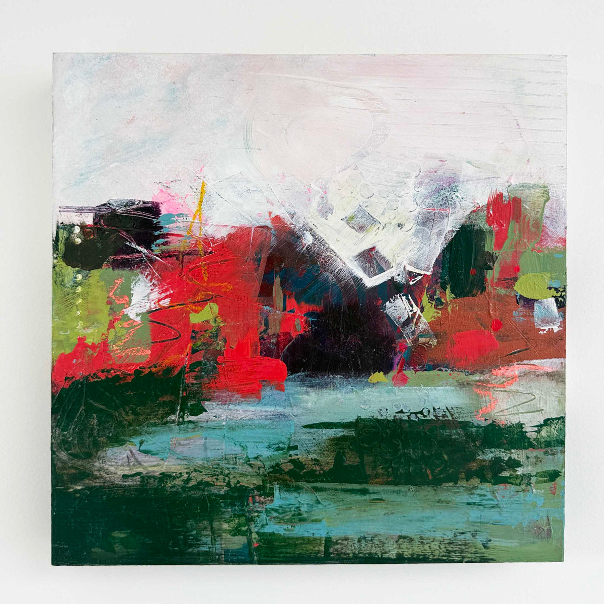 Between Light and Tide - Abstract Painting