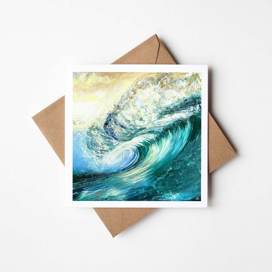 Bombora Wave Greeting Card