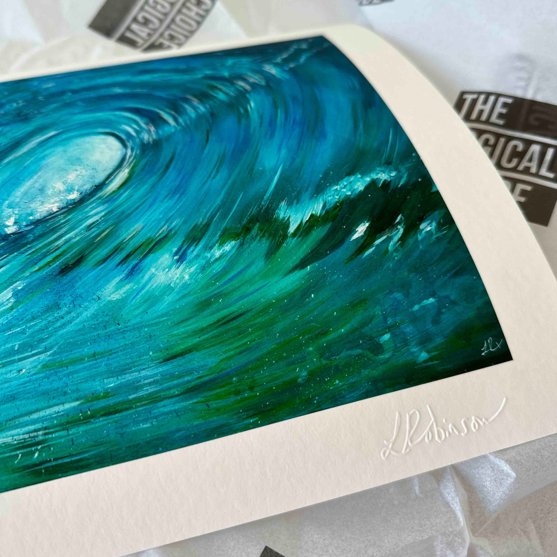 Barrel Wave Art Print