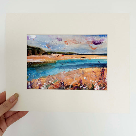 Mini Seascape Colour Study - Hayle Estuary 2