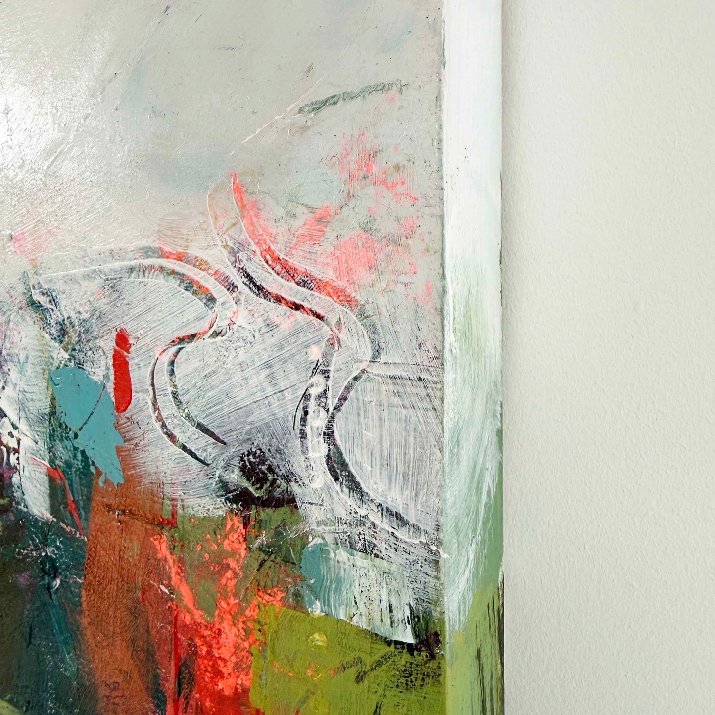 Harbour Alive - Abstract Painting