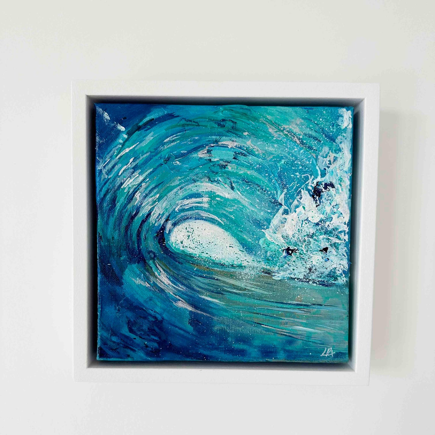 Original Barrel Wave art framed