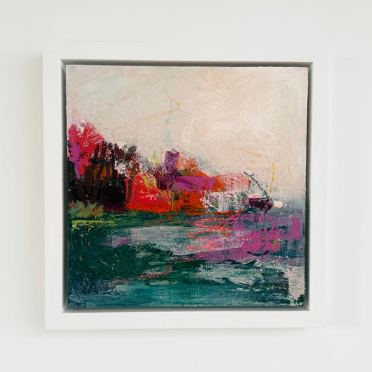 Quiet Waterline - Abstract Painting
