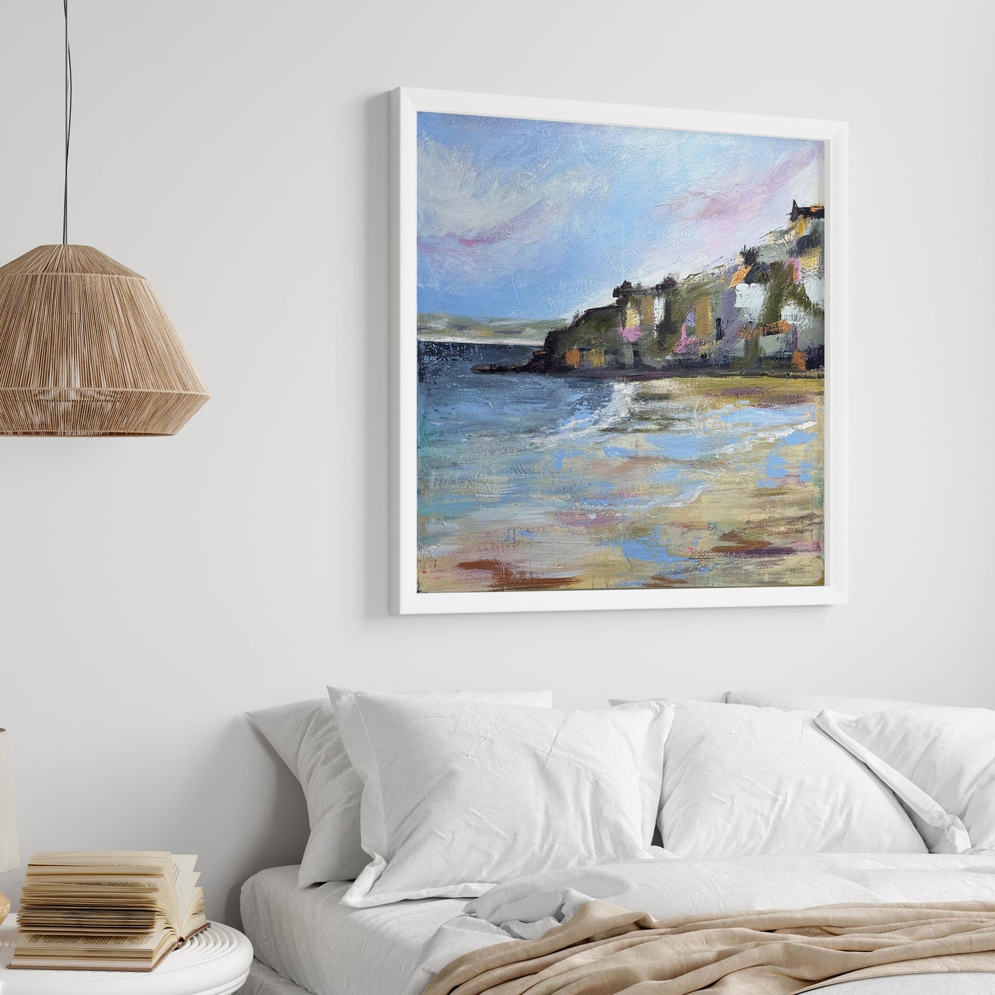 Semi - Abstract Original Art - Summer Breeze - Carbis Bay Beach Cornwall