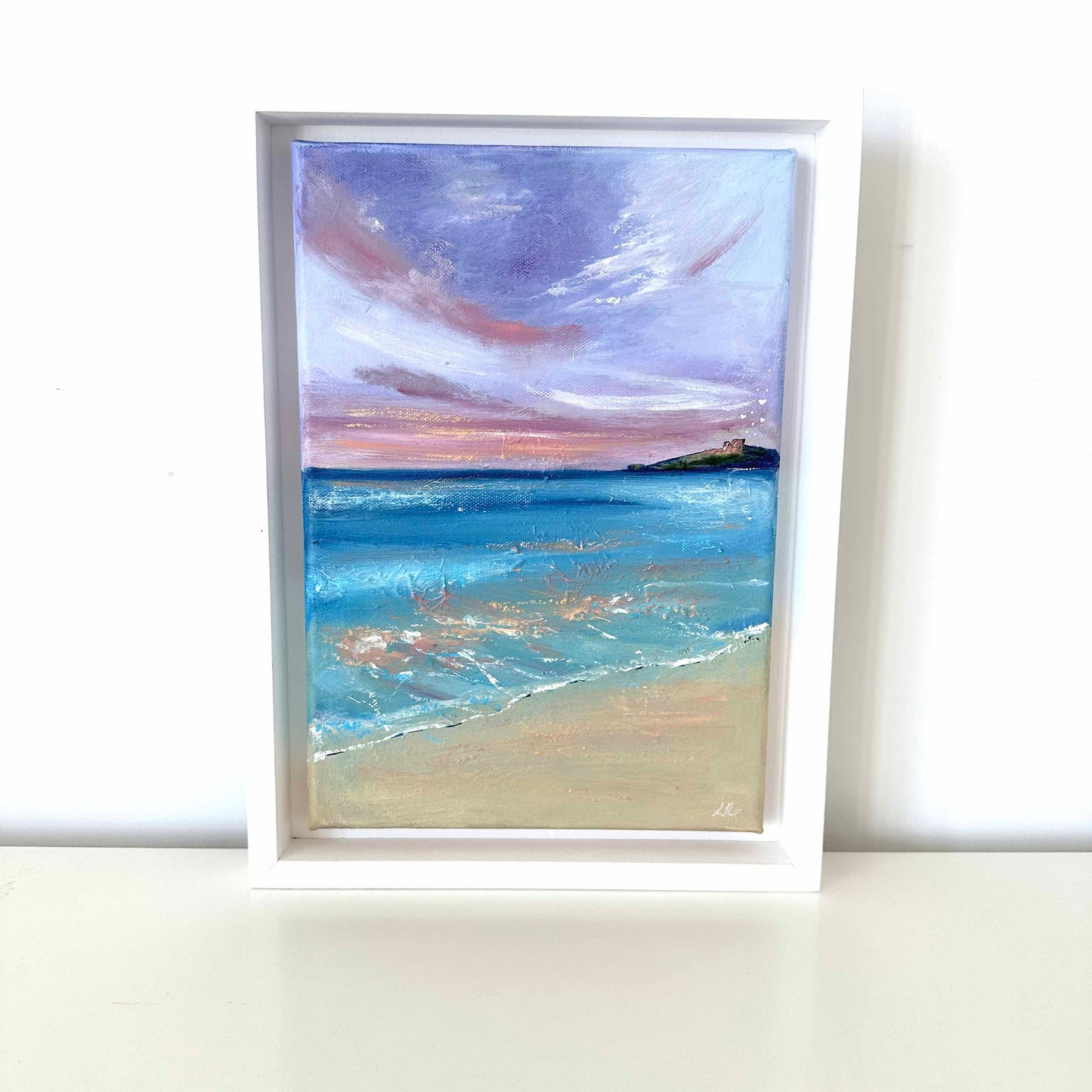 Original Seascape Art - Porthmeor Beach Cornwall - Leana Robinson Art