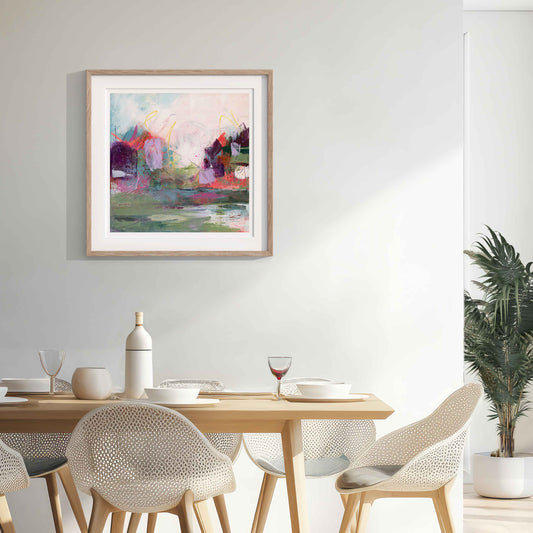 A Tide Turns Bright – Colourful Abstract Fine Art Print