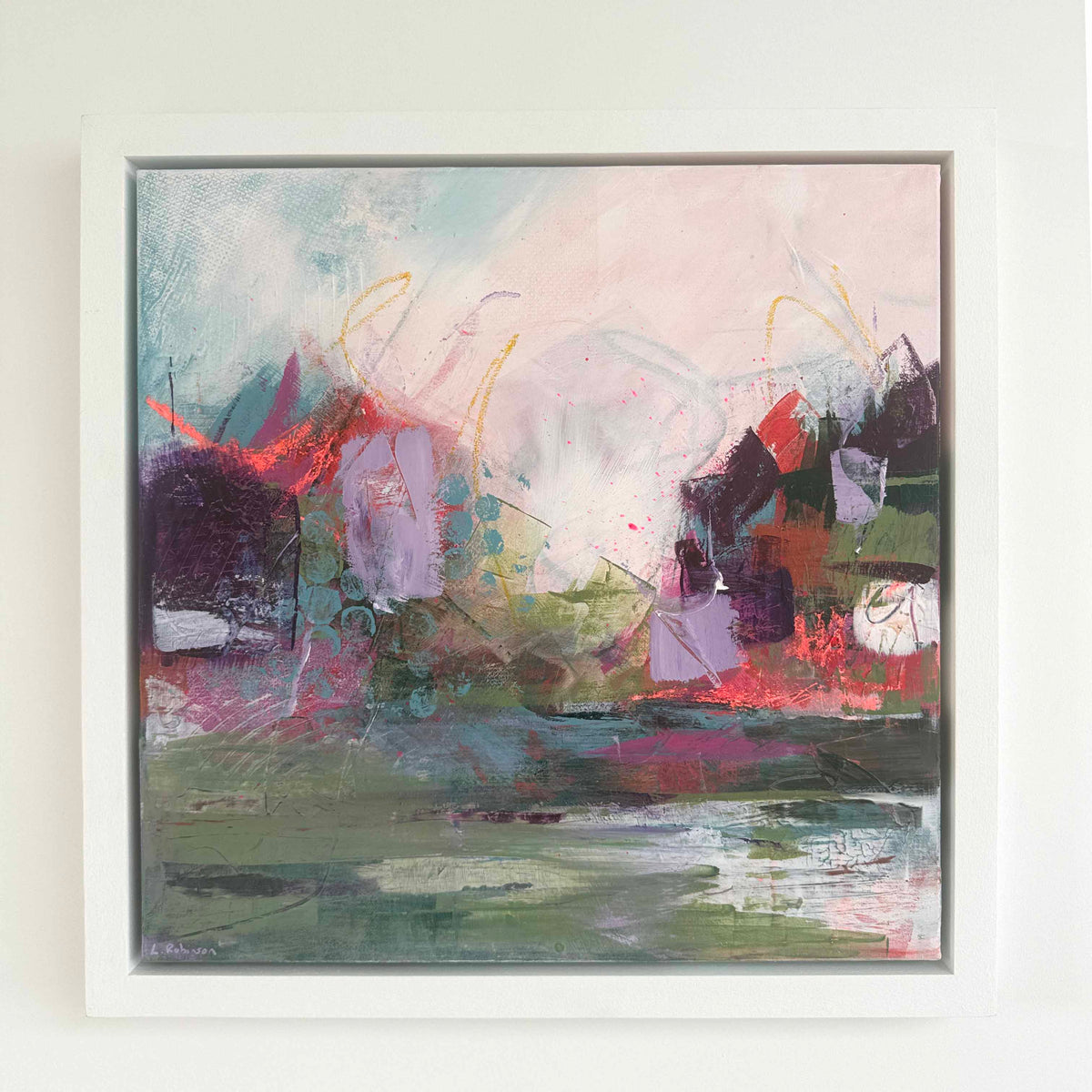 The Tide Turns Bright - Abstract Painting