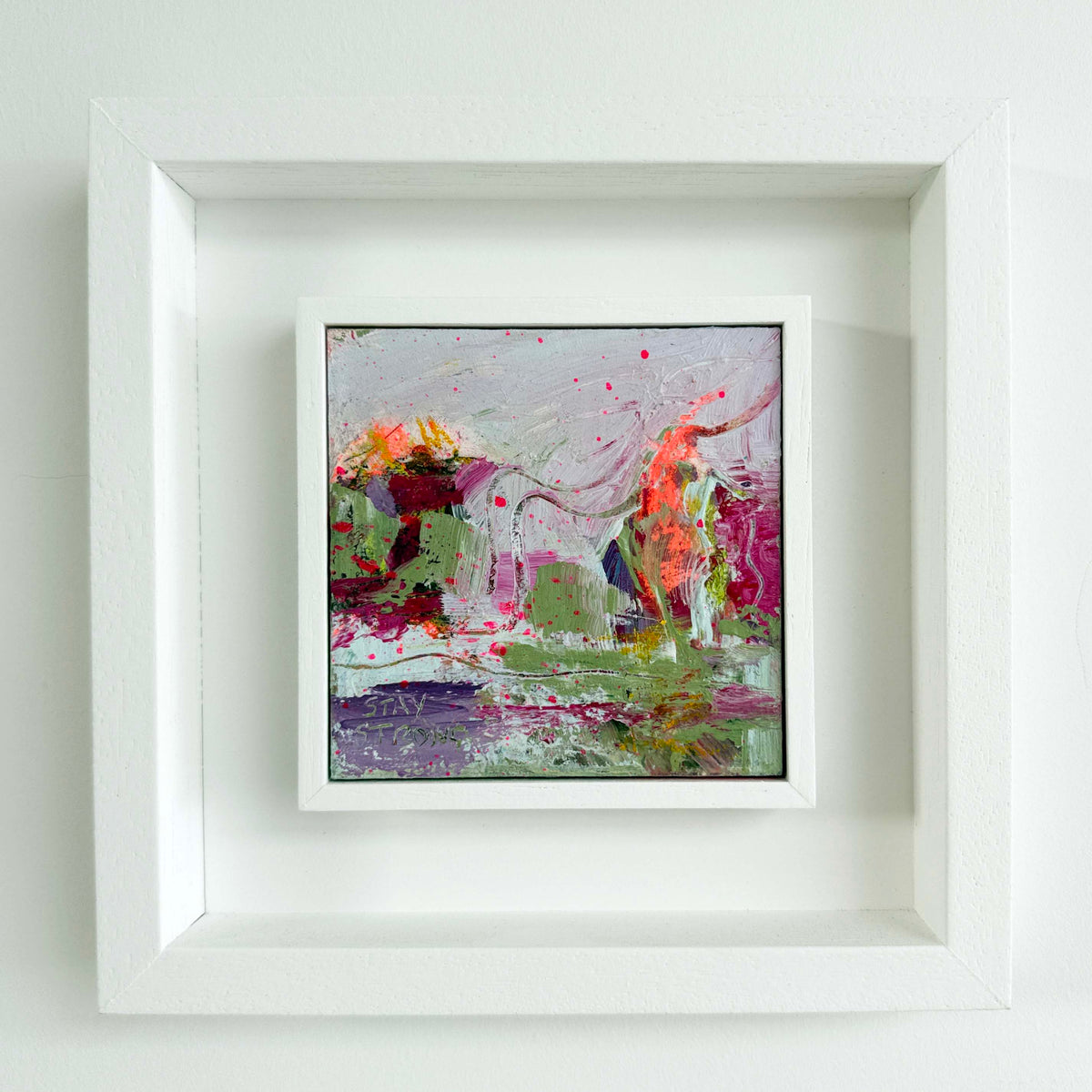 Where Colour Gathers - Abstract Painting