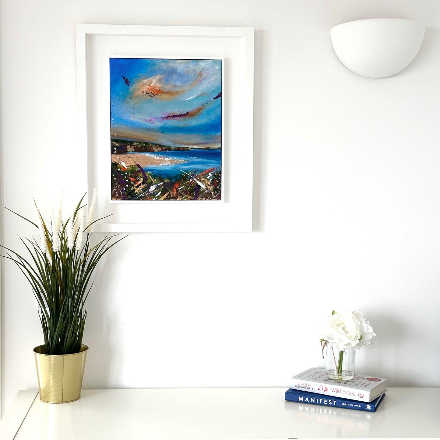 Original Seascape Painting - Hayle Estuary Cornwall - Leana Robinson Art