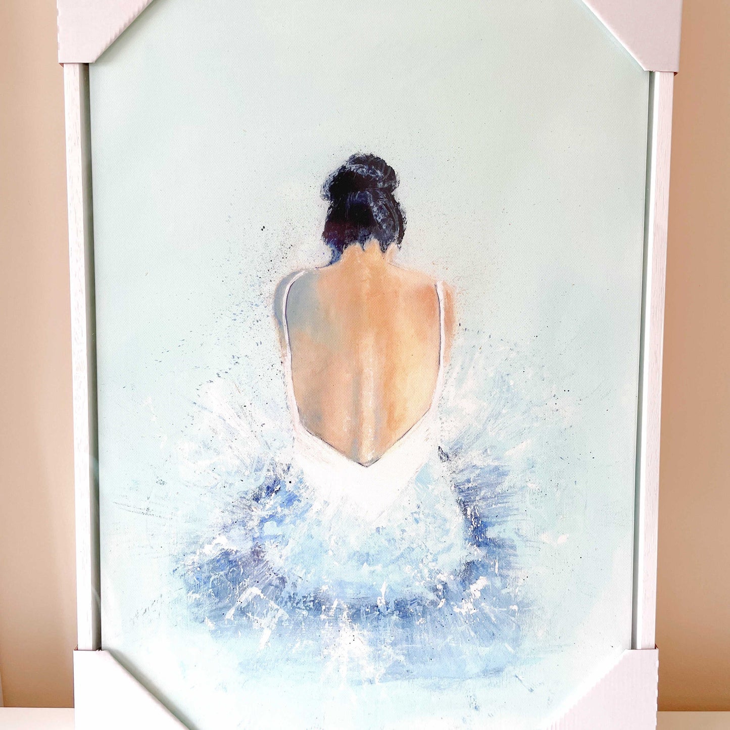 Blue Ballerina Acrylic Print