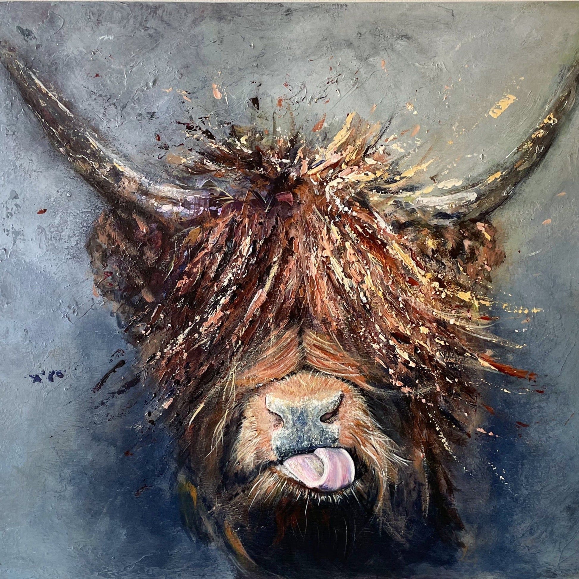 Highland Cow Original Close up